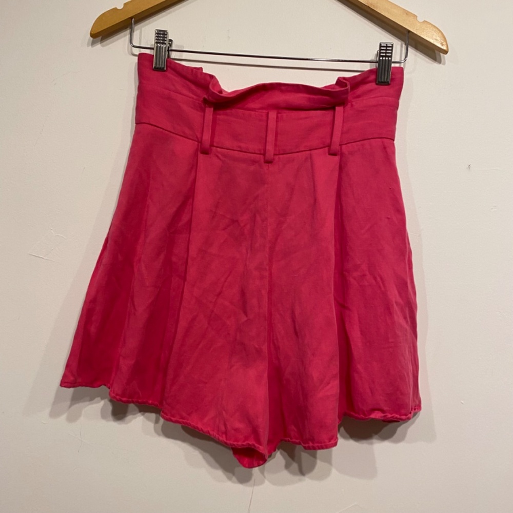 & Other Stories Paperbag High Waisted Wide Leg Shorts - Picture 2 of 2